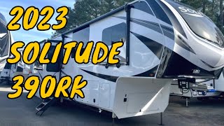 NEW 2023 GRAND DESIGN SOLITUDE 390RK 5TH WHEEL Dodd RV RESIDENTIAL DESK OPTION WALKTHROUGH FULL TIME [upl. by Chandless]