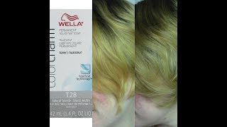 Wella Toner T 28 Review and Demo [upl. by Novart]