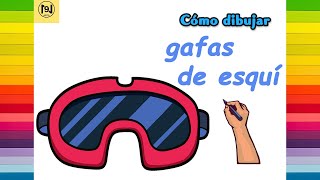 Cómo dibujar unas gafas de esquí [upl. by Whitcomb880]