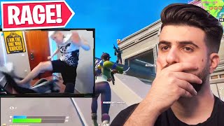 Reacting to the Most INTENSE Fortnite Rage [upl. by Irab]