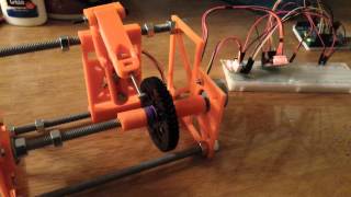 Cheap Printable 28BYJ48 Eggbot Movement Tests [upl. by Celtic]