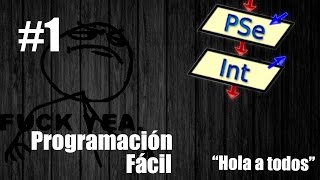 ¡Hola a todos Programa basico  Pseint en español [upl. by Hizar499]