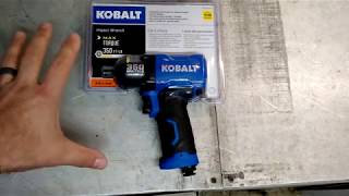 Kobalt 38 Air Impact Wrench review The SGY AIR231 [upl. by Tirrag]