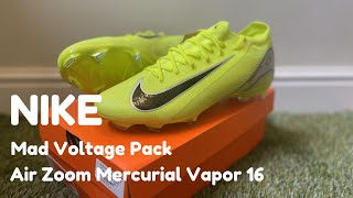 Nike Air Zoom Mercurial Vapor 16 Pro FG Boots Review  On Feet amp Unboxing ASMR 4K [upl. by Merola]