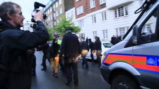 University of London May Day protesters Vs David WIlletts [upl. by Ahar]