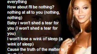 beyonceirreplaceable lyrics [upl. by Afital770]