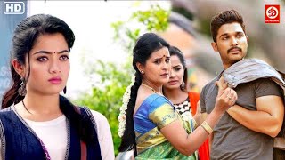 Allu Arjun amp Rashmika New Released Full Action Movie  Shruti Haasan Ramya Krishnan Love Story [upl. by Anierdna]