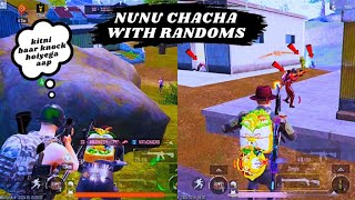 NUNU CHACHA WITH RANDOMS KHATARNAAK VIDEO BGMI [upl. by Anastassia420]