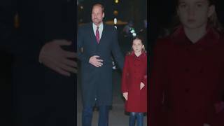 Prince William Princess Charlotte Princes George amp Louis meet Catherine Christmas Carol Service [upl. by Eastlake23]