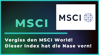 Vergiss den MSCI World Dieser Index hat die Nase vorn msci ETF investing wirtschaft [upl. by Madai]