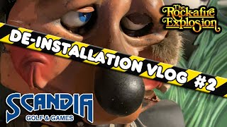 The Rockafire Explosions DeInstallation Vlog Part 2 at Scandia Golf amp Games Kelowna BC [upl. by Delmor]