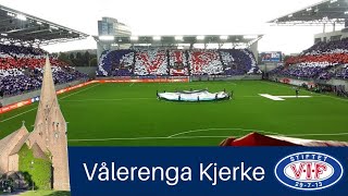 Vålerenga Kjerke runger før åpningskampen på Intility Arena på Valle Hovin [upl. by Etti]