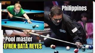 Efren Bata Reyes legend of the pool player Master 9 ball billiard [upl. by Gefen]