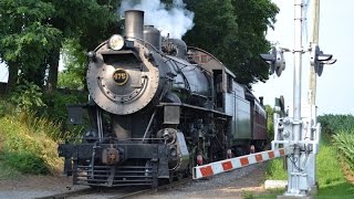 Strasburg Rail Road  Norfolk amp Western 475 Steam Train [upl. by Aeneg]