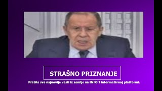 STRAŠNO PRIZNANJE SE ŠIRI LOŠE VESTI  INFO 1 [upl. by Ydur]