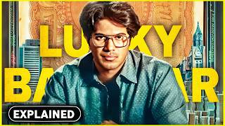 Lucky Baskhar 2024 Movie Explained in Hindi  Lucky Baskhar Ending Explained  Dulquer Salmaan [upl. by Skardol412]