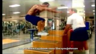 Dwayne quot The Rockquot Johnson amp Brock Lesnar Training [upl. by Lipski751]