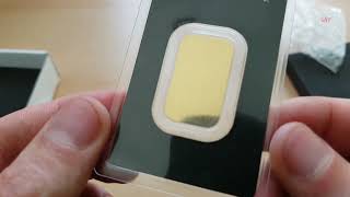 Argor Heraeus Gold Bar 10g  Unboxing [upl. by Kirimia]