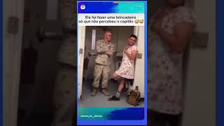 Mó mancada soldado 😂 kkkk shorts humor comedy se inscreve aí tropa 🙏🏻🙏🏻 [upl. by Acirema]