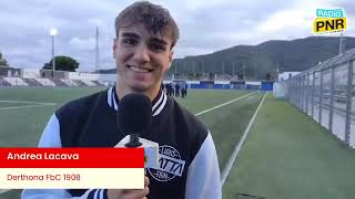 07 Albenga  Derthona Fbc 1908 11 Intervista ad Andrea La Cava [upl. by Suryt]