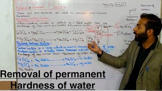 Removal of permanent Hardness of water  Softening of water  Chemistry 10 chapter 10 [upl. by Brandy741]