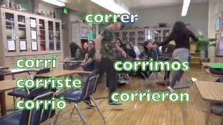 Spanish song for Preterite conjugation of regular ar er ir verbs [upl. by Alie918]