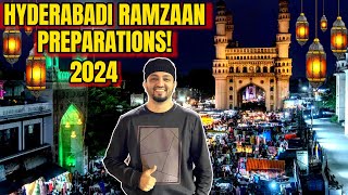 HYDERABADI RAMZAN KI TAIYYARI 2024  HYDERABAD VLOG  WTF [upl. by Adlog]