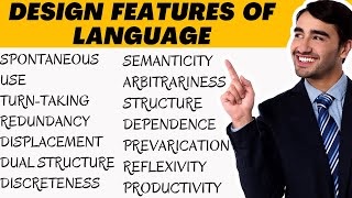 Design Features of Language in Linguistics  Charles Hockett  Cook G Properties of Human Language [upl. by D'Arcy]