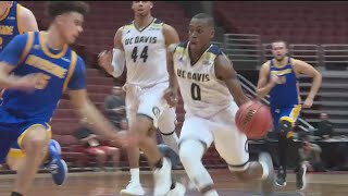 Shorts Mooney Lead UC Davis Over UC Riverside 7066 In Big West Conference Opener [upl. by Daron]