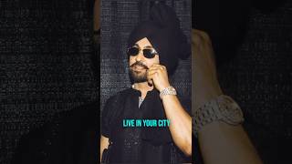 Diljit Dosanjh Announced His India Tour Dates And Cities diljitdosanjh indiatour [upl. by Jareen]