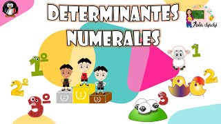 Determinantes  Numerales  Aula chachi  Vídeos educativos para niños [upl. by Clover949]