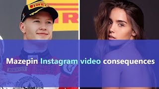 Mazepin Instagram video  what should be done with Nikita Mazepin F1 career after that [upl. by Aissak]