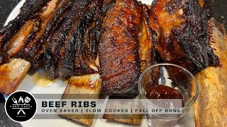 Oven Baked Beef Ribs  Fall off bone 🍖 [upl. by Artap]