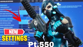 🏃💨 Fortnite Montage  Best Settings For AIMBOTPiece Control On PCController [upl. by Hannazus59]