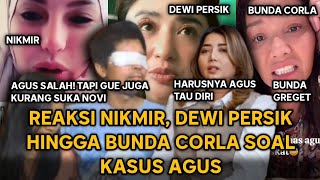 Reaksi Nikita Mirzani Dewi Persik dan Bunda Corla Soal Agus Gunakan Donasi Untuk Bayar Hutang [upl. by Zurheide]