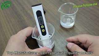 easy to carry TDS water purity tester pen [upl. by Keelia]