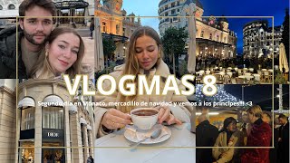 VLOGMAS 8 2º DÍA EN MÓNACO VEMOS A LOS PRÍNCIPES y mercadillo de navidad Carlota Grande ♡ [upl. by Nattirb]