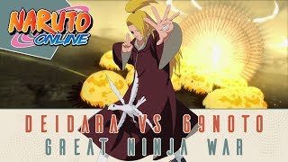 Naruto Online  Edo Deidara Team vs 69Noto Edo Hashirama  The Great Ninja War [upl. by Stearne]