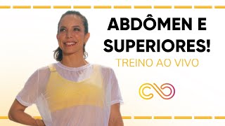 Treino ao vivo 🔥 abdômen e superiores Carol Borba [upl. by Shantee938]