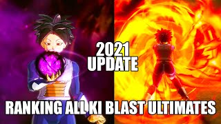 RANKING ALL KI BLAST ULTIMATES BY DAMAGE FROM WEAKEST TO STRONGEST IN XENOVERSE 2  AFTER DLC 12 [upl. by Tamqrah617]