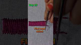 😍 flat load stitch day 15 of 25 days challenge🔥ஆரி work for beginner in தமிழ் shorts tamil [upl. by Fisuoy260]