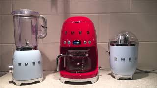 Smeg Instructional Video Drip Coffee Maker DCF01  DCF02 Tutorial  see description [upl. by Esoj]