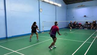 Erna  Aly vs Trisha  Steffi 1st set  Oct 30 2024 [upl. by Hoi]