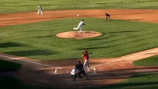 Michael Fulmer picks off a runner for the BMets [upl. by Damiani]