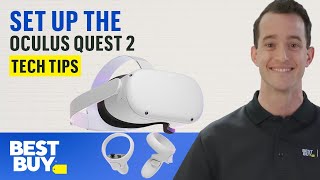 How To Set Up the Oculus Quest 2  Tech Tips from Best Buy [upl. by Eladnar13]