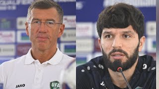 Srechko Katanes va futbolchimiz Jaloliddin Masharipov ishtirok etgan matbuot anjumani [upl. by Addison]