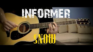 Informer Snow  acoustic guitar cover [upl. by Nnylsaj444]