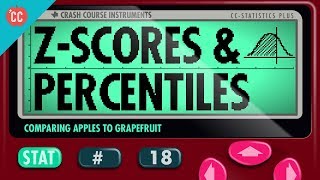 ZScores and Percentiles Crash Course Statistics 18 [upl. by Nemlaz]