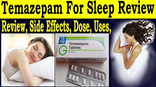 Temazepam 10 mg reviews  Temazepam for sleep reviews  Uses Side Effects Dose warning sign [upl. by Adnolahs777]