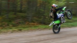 KX250F 4Stroke Ride amp Wheelies [upl. by Attenrev]